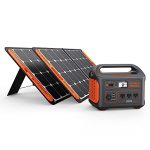 Jackery Solar Generator 1000, Explorer 1000 and 2X SolarSaga 100W with 3x110V/1000W AC Outlets, Solar Mobile Lithium Battery Pack for Outdoor RV/Van Camping, Emergency (Solar Generator 1000 200W)